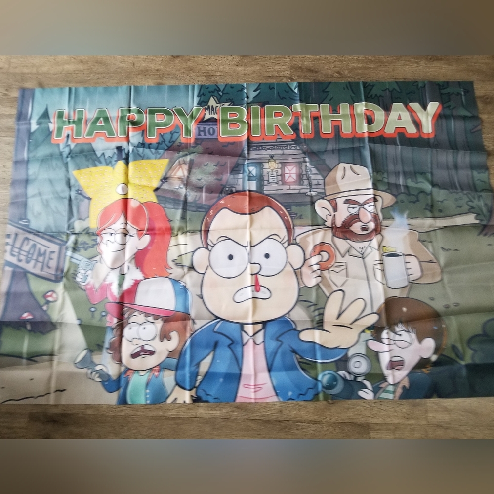 2/$25 Gravity Falls Themed Birthday Party Banner